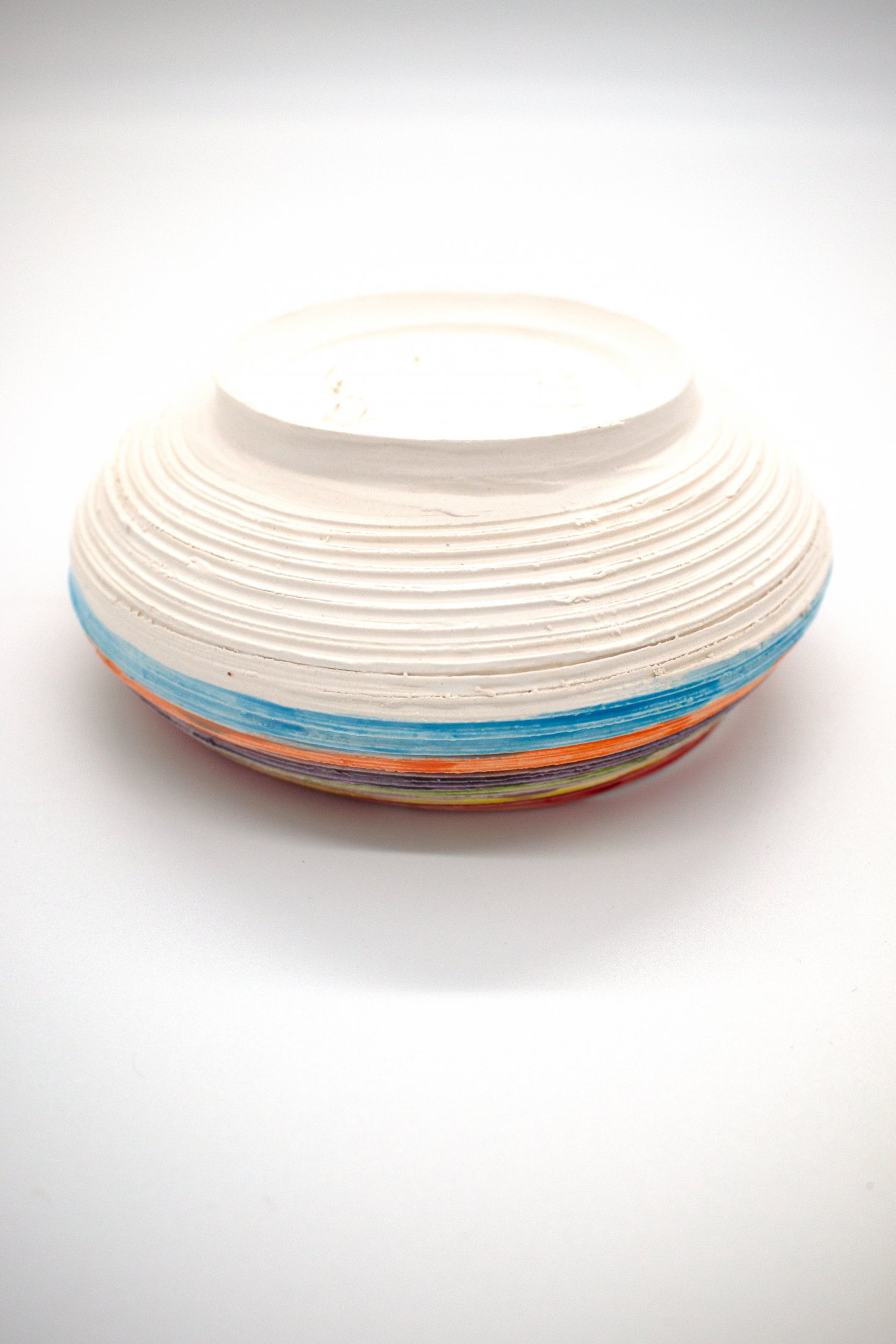 Rainbow Striped Decorative Vase (9)