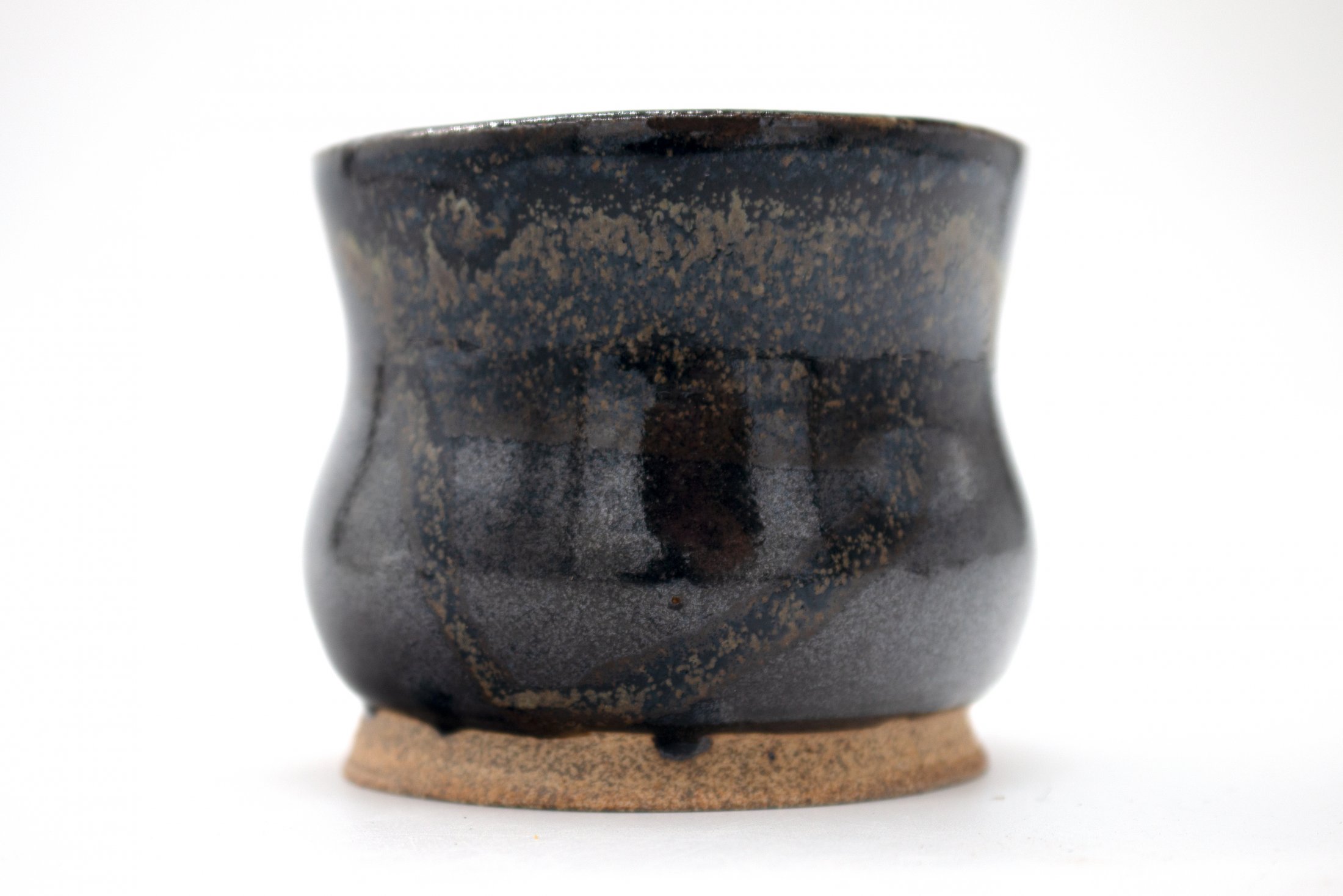 Small Black Speckle Votive Cup (1)