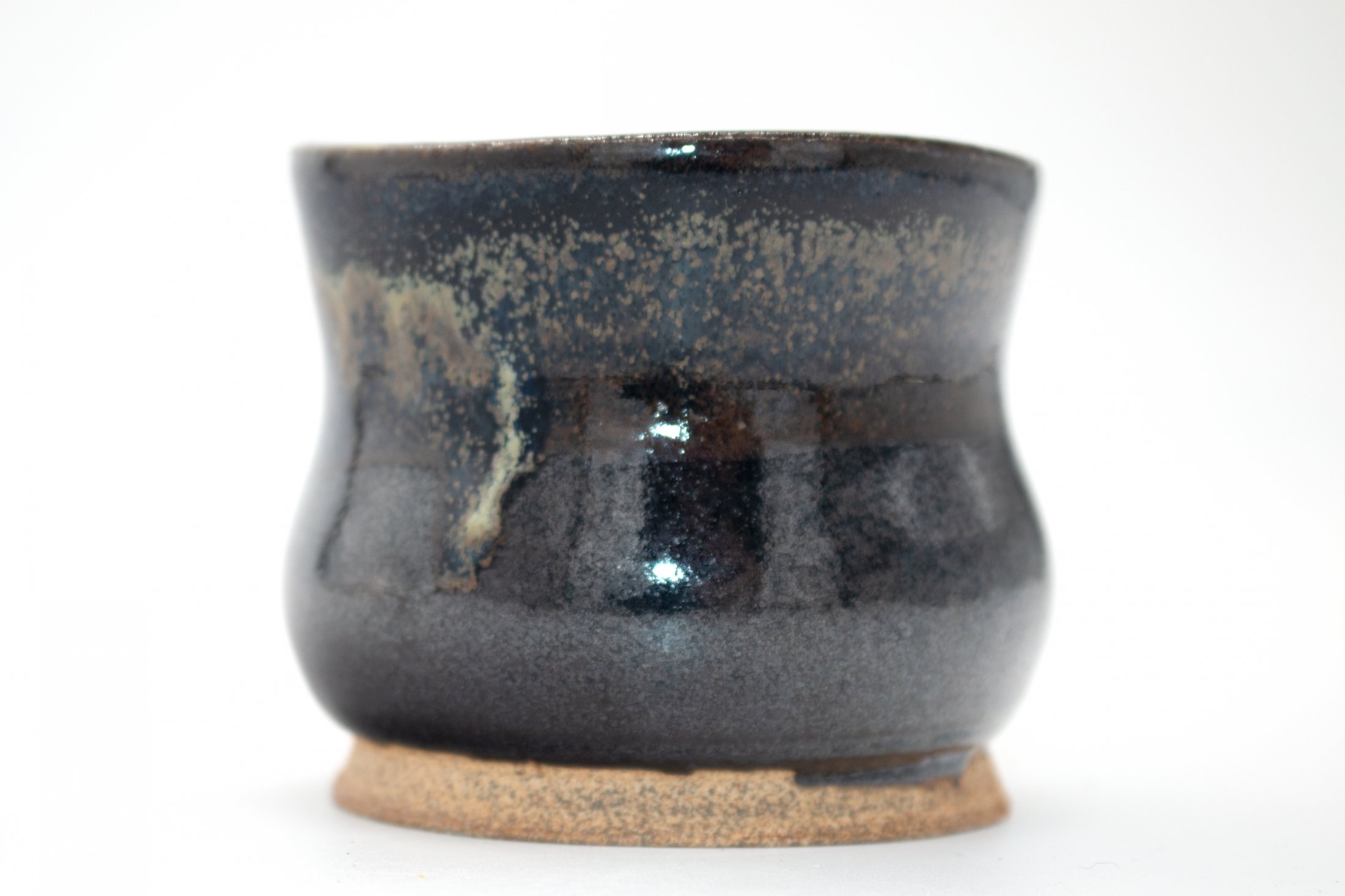 Small Black Speckle Votive Cup (2)