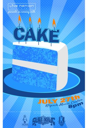 Cake tour poster