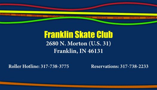 Franklin Skate Color Business Card Back