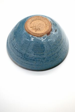 Blue Crackled Bowl (3)