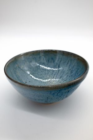 Blue Crackled Bowl (6)