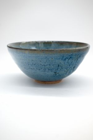Blue Crackled Bowl (7)