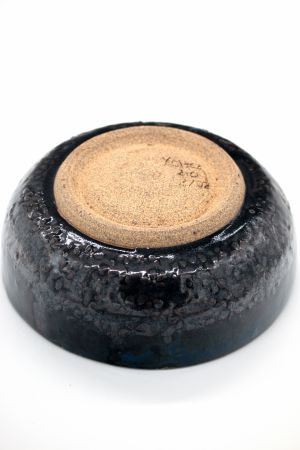 Blue And Black Textured Bowl (10)