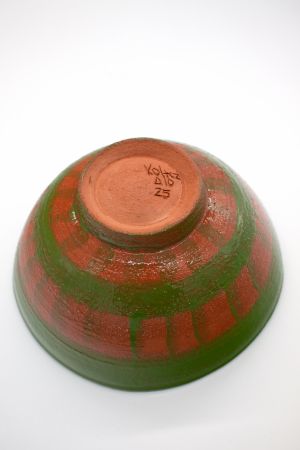Green And Terra Cotta Bowl (1)