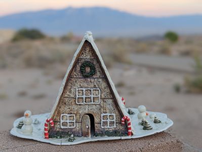 Gingerbread A-Frame House