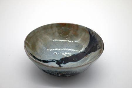 Rustic Black And Blue Bowl (15)