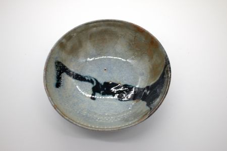 Rustic Black And Blue Bowl (27)