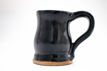Shapely Black Speckle Mug -VIew 6