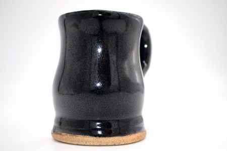 Shapely Black Speckle Mug -VIew 4