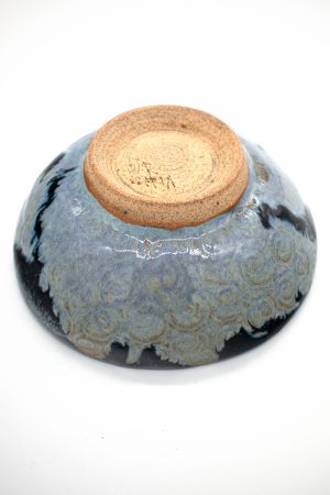 Swirl Texture Black And Blue Bowl (3)