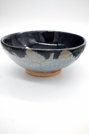 Swirl Texture Black And Blue Bowl (5)